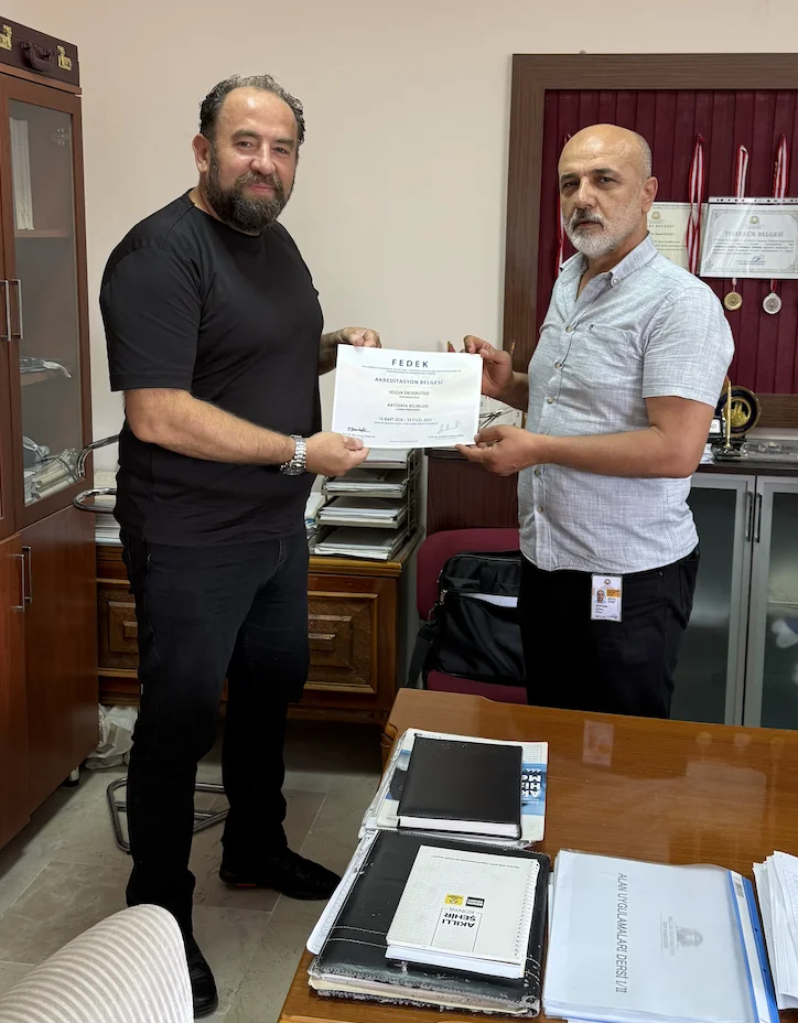 Aktüerya Bilimleri Bölümümüzün FEDEK Akreditasyon Belgesi Takdim Edildi.